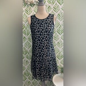 Kensie black and silver cocktail dress